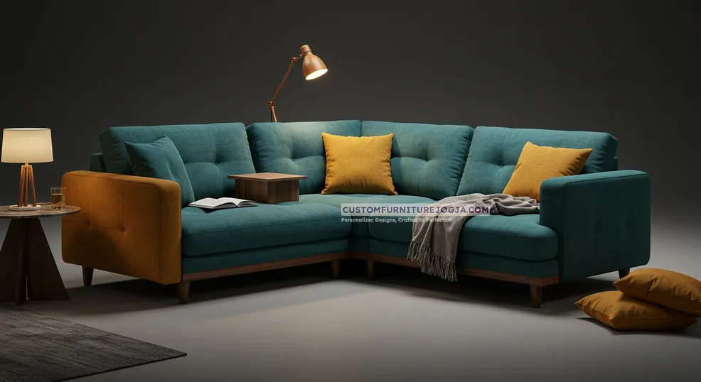 Jasa Pembuatan L Shape Sofa Jogja